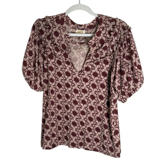 Nation LTD Judith Tee Puff Sleeve Size Large - Picture 1 of 8